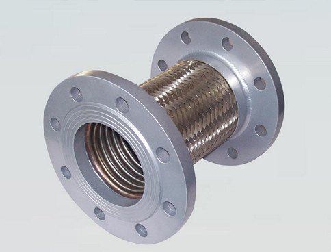 Paslanmaz çelik esnek DN 1/4-12 inç Montaj Flange ile kovalanmış metal hortum