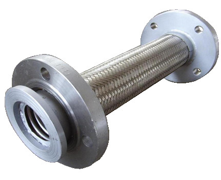 Paslanmaz çelik esnek DN 1/4-12 inç Montaj Flange ile kovalanmış metal hortum