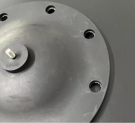 CR FR Kumaş Klipsli Pnömatik Valf Diyaframı Valf Kauçuk Lamine Diyafram QBY-K40