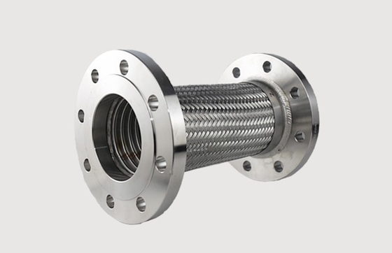 Flanşlı 3-12mm Kalınlığında Zırhlı Metal Esnek Hortum