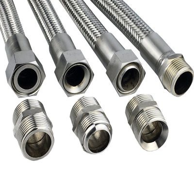 PTFE  Metal Paslanmaz Çelik Esnek Hortum Darbe Emici Hortum