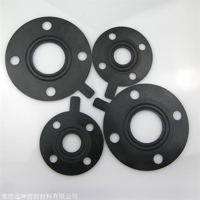 Yüksek korozyon direnci, kauçuk flange kaseti, 2mm kalınlık, gereksinimleriniz için 1000 psi gerginlik gücü.