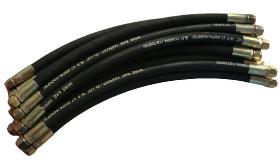 6-25mm Minimum Bend Radius NBR Yüksek Basınçlı Hidrolik hortum ve NBR kapağı