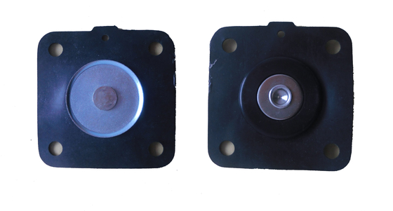 Solenoid Darbe Valfi OEM ODM Tamir Takımı için NBR Kare Kauçuk Kumaş Diyafram